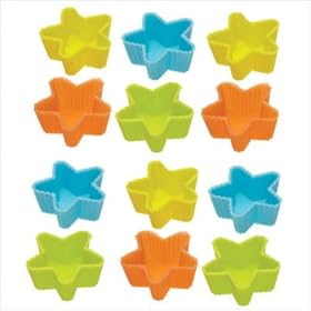 Miniamo Brights Set 12 stampini per tortine a forma di stelle, 3,5 cm Miniamo Brights Set 12 stampini per tortine a forma di stelle, 3,5 cm