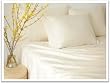 Organic Cotton Sateen Flat Sheet - Natural (Queen)