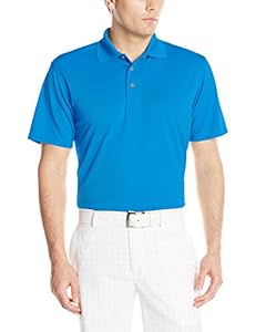 PGA TOUR Golf Air Flux Short-Sleeve Solid Polo Shirt, Methyl Blue, XX-Large