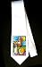Party Decoration Necktie with cow, food, bottle, grass, cheese, milk