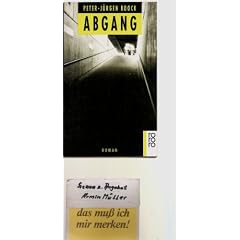 Abgang. Roman.