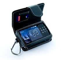 Tuff-Luv Classic Leather Case Cover for Creative Zen X-Fi - Black