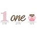 1st Birthday Girl - Fun to be One Paper Straw Decor - First Birthday Party Striped Decorative Straws - Set of 24