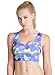 Lttcbro Women's 3D Printed Seamless Bra Activewear Top Wireless Sports Bra Yoga Vest X-Large Multiple-1