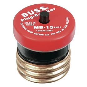 BUSSMANN ELECTRICAL BP MB-15 MINI BREAKER 15 Amp by BUSSMANN MFG DIV P1263