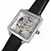 Android Men's Stainless Steel Galactopus Skeleton Automatic Genuine Ostrich Leather Strap Watch