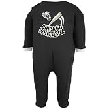 Chicago White Sox Newborn Black Footed Sleeper