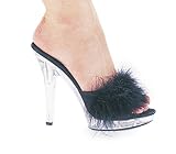 5 Heel Maribou Slipper. by Ellie