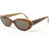 Fendi Sun Sunglasses FS 207 FS207 Amber Horn Frame with Smoke Lenses