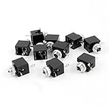 uxcell 　モノラルジャック　基板実装　アダプター　DIP　3ピン　3.5mm 　10個入り