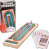 Wooden Cribbage with Cards