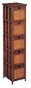 Hazelnut 5 Drawer CD Storage Chest-<i>Ground Shipping Only</i>