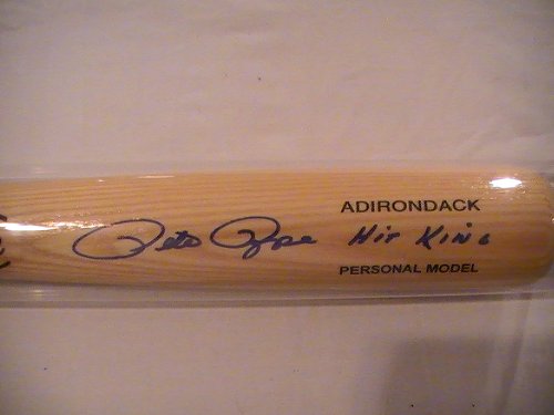 PETE ROSE SIGNED AUTOGRAPHED CINCINNATI REDS BAT HIT KING PSA/DNA