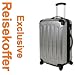 Reisekoffer Koffer Trolley Boardcase Bordcase Handgep�ck Hartschale M Silber 2048