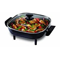 Rival CKRVSK11 11-Inch Square Electric Skillet, Black