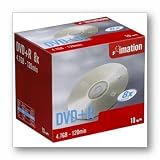 Imation 4.7GB DVD+R Discs with Jewel Cases - 17251 (10-pk.)
