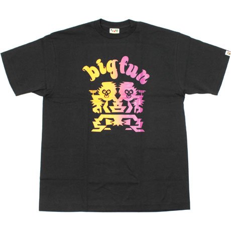 Size【L】A BATHING APE(エイプ) ×スケシン 09AW big funロゴサル顔T 黒【黒】【新品】