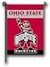 NCAA Ohio State Buckeyes 2-Sided Brutus Garden Flag