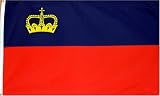 Liechtenstein National Country Flag - 3 foot by 5 foot Polyester (New)