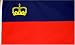 Liechtenstein National Country Flag - 3 foot by 5 foot Polyester (New)