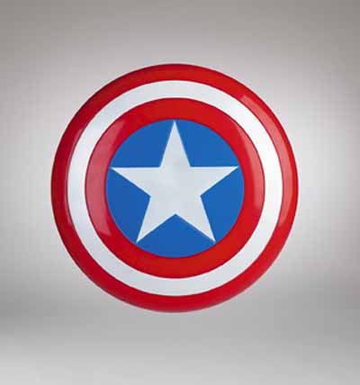  Captain America Superhero Shield 12.75 Inch 18346