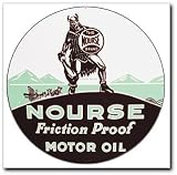 Signpast Reproduction Vintage Sign, NOURSE OIL