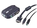 Belkin 2-Port KVM Switch with Bundled Cables (F1DJ102P-B)