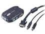 Belkin 2-Port KVM Switch with Bundled Cables (F1DJ102P-B)