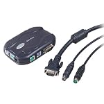 Belkin 2-Port KVM Switch with Bundled Cables (F1DJ102P-B)