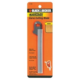 Click here to buy Black and Decker 74-592 Curved Cutting Jig Saw Blade for SC500 Navigator Powered Handsaw... by Black & Decker.