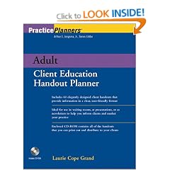 The Adult Client Education Handout Planner (Practice Planners)