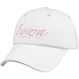 Top of the World Iowa Hawkeyes White Ladies Cloud 9 Adjustable Hat