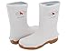 RUGGED SHARK Men's Great White Fishing Boots, Waterproof Deck Boots, Comfortable No-Slip Sole, White, Men's Size 11M