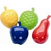 Wader Quality Toys e.K. 7126-Obstformen-Garnitur, klein, 4-teilig