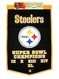 Pittsburgh Steelers Felt Championship Banner