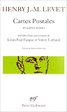 Cartes postales et autres textes : Pr�c�d�s d'une conversation de L�on-Paul Fargue et Valery Larbaud