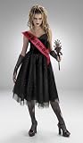Teen Goth Prom Queen Costume-Teen (7-8)