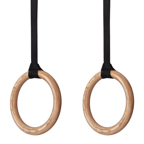 Yimidear Wooden Olympic Gymnastic Rings Crossfit Gym For Upper Body Strength Fitness And Bodyweight Excercise Suspension Training - Taking your body to a new level of strength & endurance
