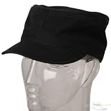 Fitted Military Cap / Black