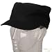 Fitted Military Cap / Black