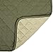 Couch Guard™ Reversible Chair Protector/Cover, Sofa Slipcover Protects Furniture from Pets, Children, Stains. Quilted with Elastic Strap. Wash/Dry. 2 Colors/2 Great Looks! 75”x 65” Olive/Sage