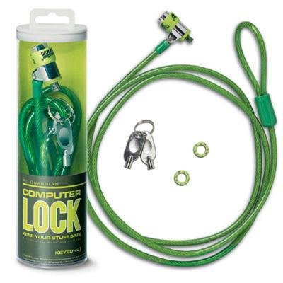 PC Guardian 29RG-90 Keyed Computer Lock (Electric Green)