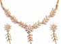 Cubic Zirconia Earring and Necklace Sets Handmade Costume Jewelry