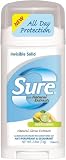 Sure with Natural Citrus Extracts  Invisible Sold  Anti-Perspirant and Deodorant, Refreshing, 2.6-Ounces (Pack of 6)