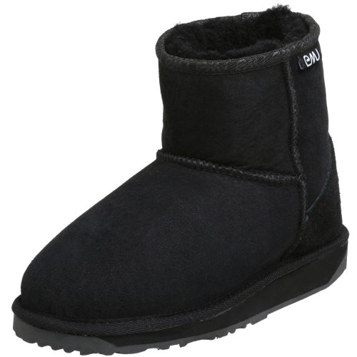 EMU Australia Women's Stinger Mini Premium Australian Sheepskin Boot, Black EMU Australia Women's Stinger Mini Premium Australian Sheepskin Boot, Black
