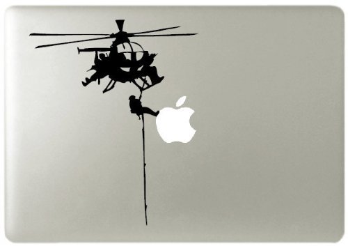 Soldiers Getting Dropped Off By Helicopter Army Navy Marines Macbook Ipad Decal Skin Sticker Laptop