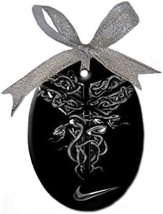 kobe bryan blackmamba Custom Oval Shape Blank Porcelain Ornament decorating the Christmas tree Holidays Hanging