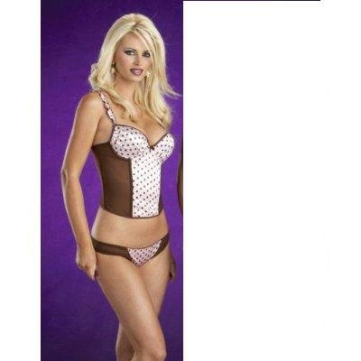 Escante Raspberry Truffle Bustier Top and Panty 27715 img
