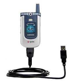Classic Straight USB Cable for the Samsung SPH-A700 with Power Hot Sync and Charge capabilities - Gomadic Brand w/ TipExchange Technology