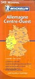 Michelin Germany Midwest: Nordrhein-westfalen, Hessen, Rheinland-pfalz, Saarland (Michelin Map)